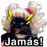 Stickers 🫵😾🐈‍⬛ JAMÁS!!! 🐈‍⬛😾🫵