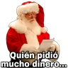 Stickers Santa Claus 🎅🎁 Quien pidió ?✨🎁