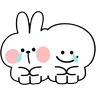 Stickers Couple Rabbit Kelinci Bucin