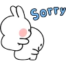 Stickers Couple Rabbit Kelinci Bucin