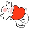 Stickers Couple Rabbit Kelinci Bucin