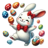 Stickers 🐰🌈 Conejo de Pascua 🥚 🐰