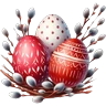 Stickers Felices Pascuas red #3🐇