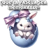 Stickers 🐇 FELIZ PASCUA-EASTER 🥚🌸🌼🐰