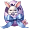 Stickers 🐇 FELIZ PASCUA-EASTER 🥚🌸🌼🐰