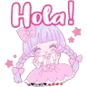 Stickers chica Soñadora Kawaii 🥰🤩