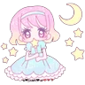 Stickers chica Soñadora Kawaii 🥰🤩