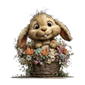Stickers 🐰🐇Conejos de Pascua 🌷🥚