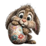 Stickers 🐰🐇Conejos de Pascua 🌷🥚