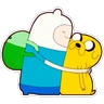 Stickers Finn The Human (Adventure Time)