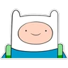 Stickers Finn The Human (Adventure Time)