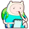 Stickers Finn The Human (Adventure Time)