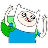 Stickers Finn The Human (Adventure Time)