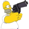 Stickers Simpsons Homero