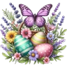 Stickers Felices Pascuas 🎀✨