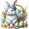 Stickers PASCUA-CONEJO DE PASCUA 🐇🥚