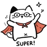 Stickers Good Luck Cat / 好運 miao