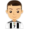 Stickers Cristiano Ronaldo CR7 (Anime) 
