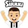 Stickers Cristiano Ronaldo CR7 (Anime) 