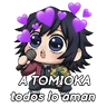 Stickers a tomioka todos los aman 😊🩷