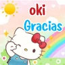 Stickers Hello Kitty Good Vibes 🌈