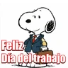 Stickers Snoopy Día del trabajo 💼👷🏻🧑🏻‍✈️