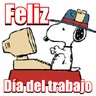Stickers Snoopy Día del trabajo 💼👷🏻🧑🏻‍✈️
