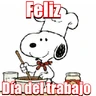 Stickers Snoopy Día del trabajo 💼👷🏻🧑🏻‍✈️