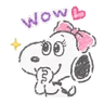 Stickers Snoopy Belle 🐾🩷