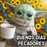 Stickers star wars baby yoda frases