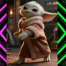 Stickers Baby Yoda Moods💚⚔️