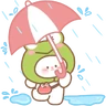 Stickers ☔ Lluvia Rainy Day 🌧️☔