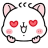 Stickers Emojis animados Hamster ❤️💛