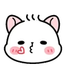 Stickers Emojis animados Hamster ❤️💛
