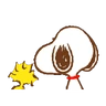 Stickers Snoopy Animado 🦴◖⁠⚆⁠ᴥ⁠⚆⁠◗