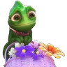 Stickers Pascal 🦎 Enredados 👱🏻‍♀️💜 