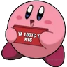 Stickers Kirby Letrero 