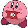 Stickers Kirby Letrero 