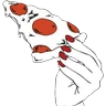 Stickers Manos Aesthetic 1