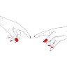 Stickers Manos Aesthetic 2 