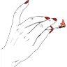 Stickers Manos Aesthetic 2 