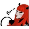 Stickers ‼️♦️Red devil girl♦️‼️ 