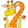 Stickers 🌈 Jirafa Emocionada 🦒 