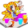 Stickers 🌈 Jirafa Emocionada 🦒 
