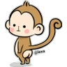 Stickers 🐒Cute Monkey 🐵 