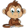 Stickers 🐒Cute Monkey 🐵 