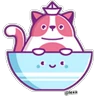 Stickers Food & Cats 