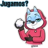 Stickers Zorrito 🦊 Azul 