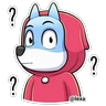 Stickers Zorrito 🦊 Azul 