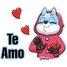 Stickers Zorrito 🦊 Azul 